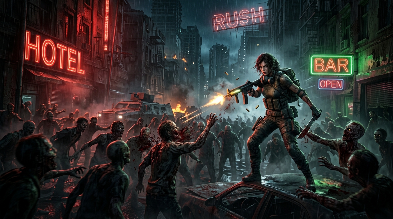 Zombie Rush Survival Artwork